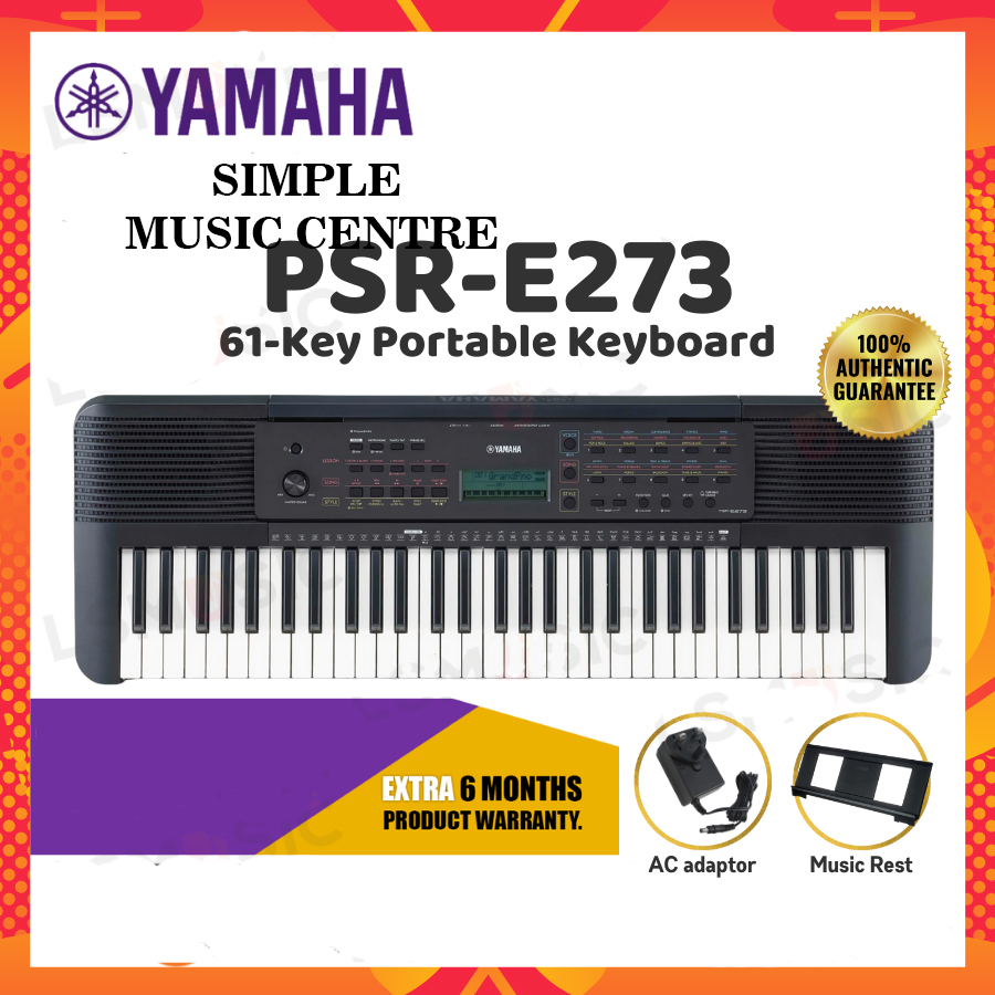 Yamaha 61-Key PSR-E273 Portable Keyboard